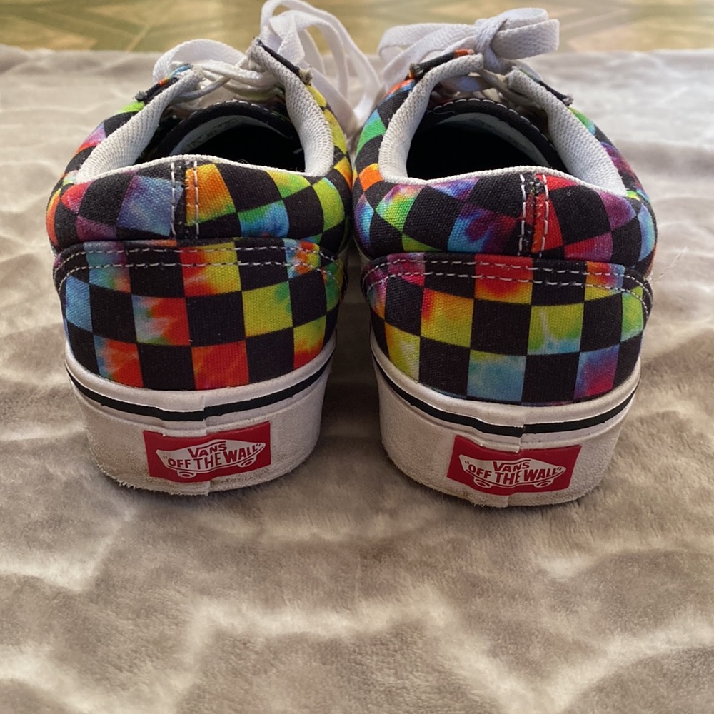 Tie dye checkered vans - Picture 2 of 5